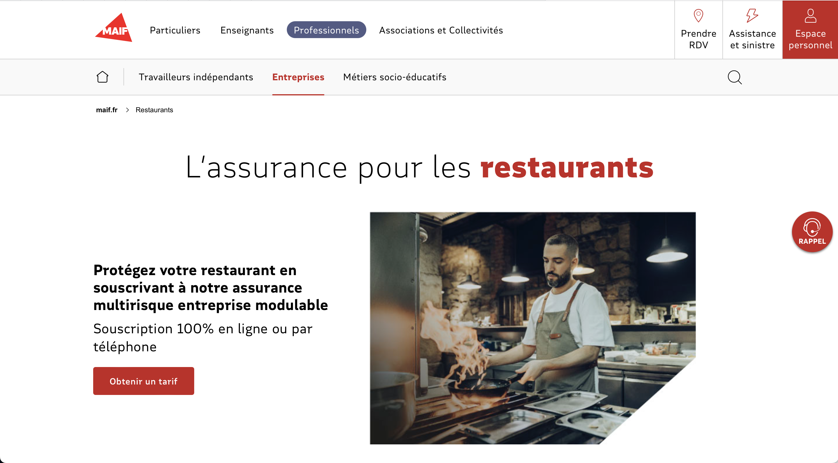 découvrez nos tarifs compétitifs pour l'assurance de votre restaurant. protégez votre établissement contre les risques spécifiques du secteur de la restauration avec des options personnalisées adaptées à vos besoins.